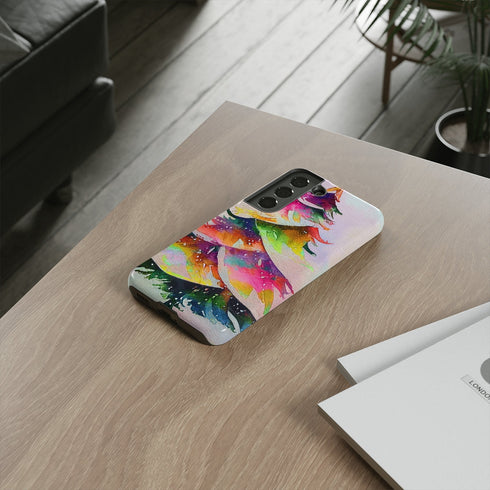 Swooshy Christmas Tree - Impact Resistant Phone Case